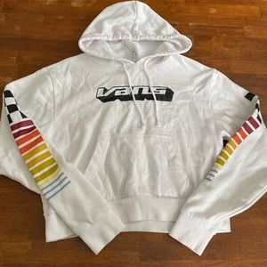 vans cropped hoodie